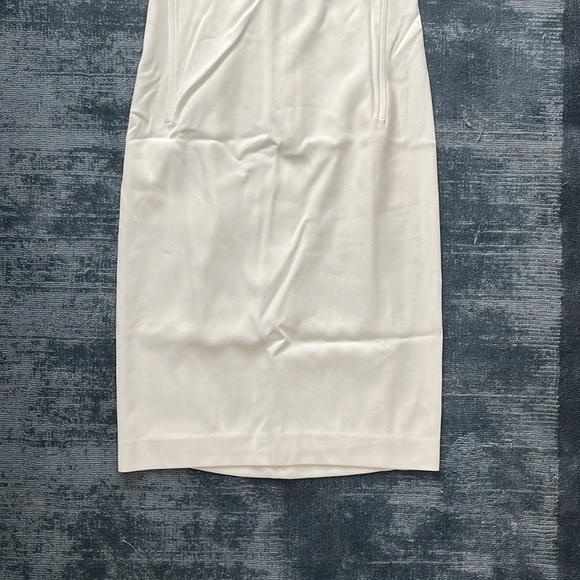 Theory Women’s 4 Cream Bi-Stretch Crepe Power Dress - Picture 4 of 9